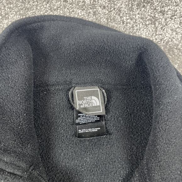 North Face Jacket Womens Small Polartec Fleece Full Zip Up Black - Picture 2 of 14